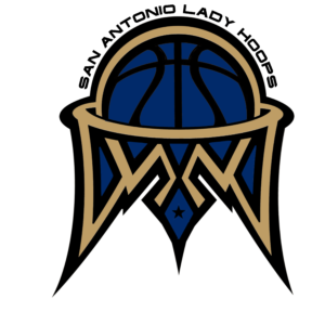 LADY HOOPS LOGO NAVY