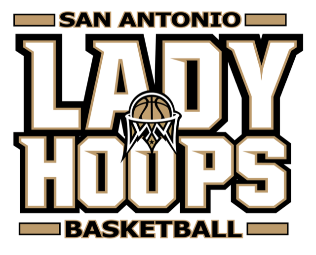LADY HOOPS BASKETBALL TEE LOGO